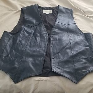 Leather vest